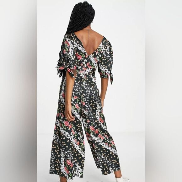 Asos floral belted jumpsuit - Picture 2 of 6